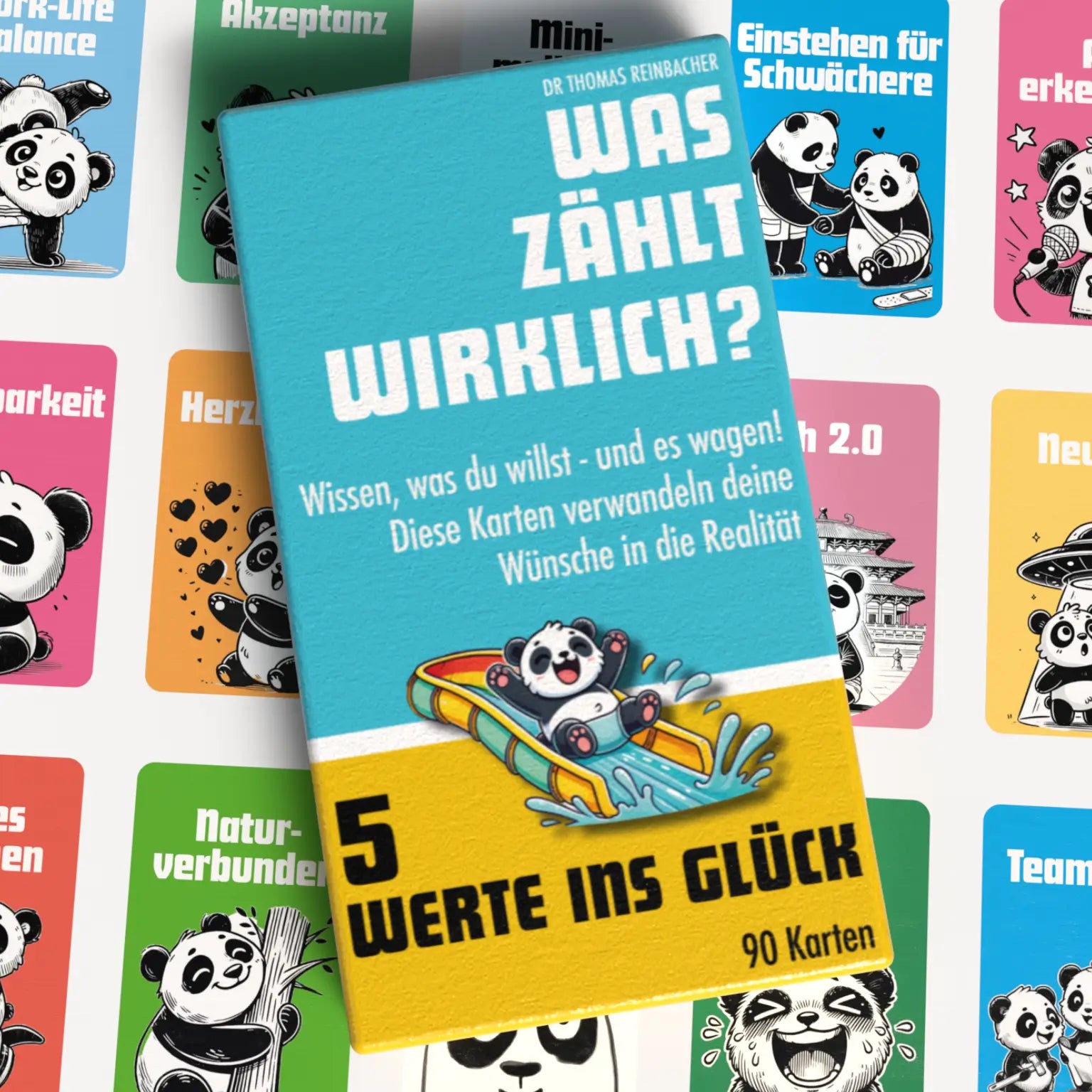 5 Werte ins Glück - 90 Karten für mehr Klarheit, Mut und Sinn im Leben