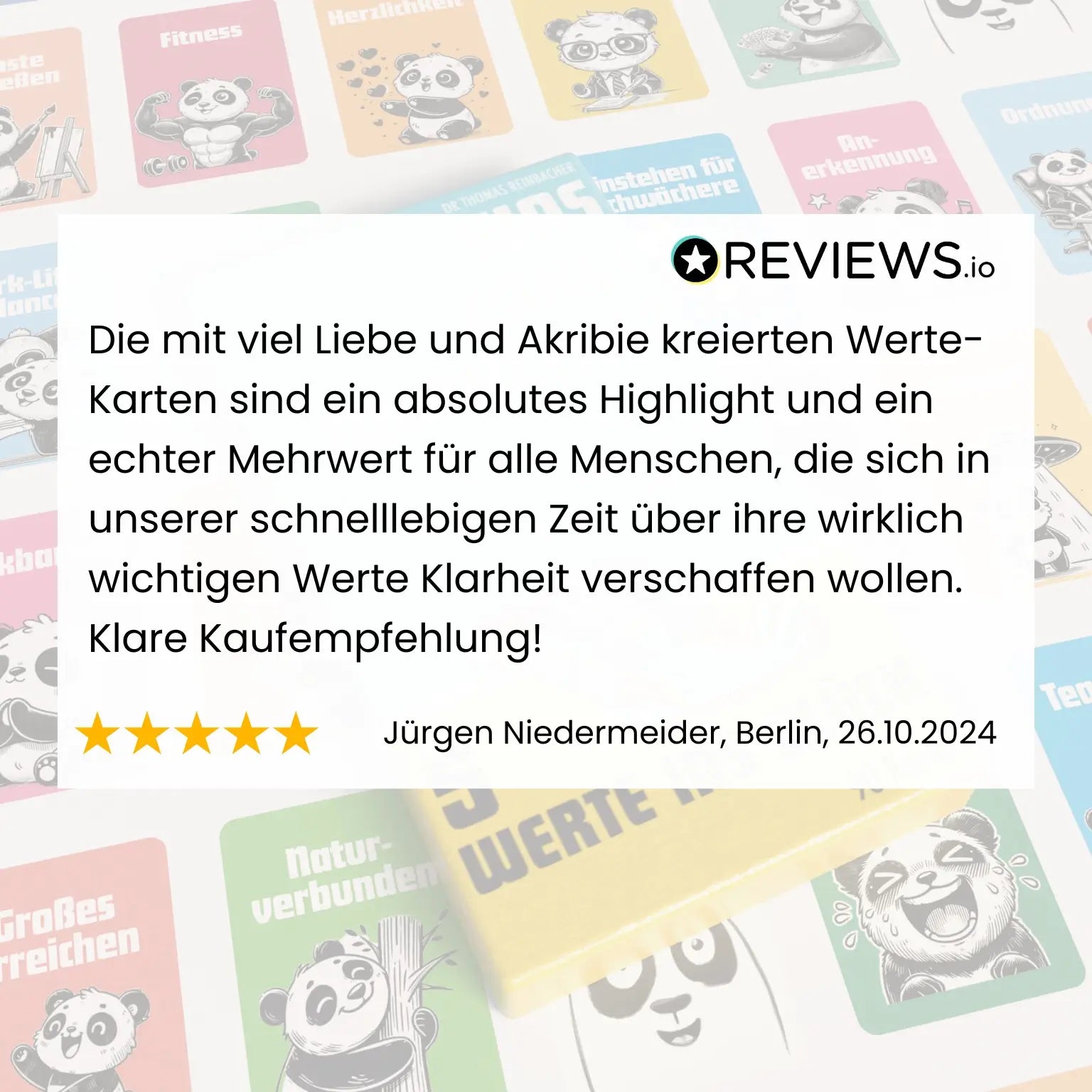 5 Werte ins Glück - 90 Karten für mehr Klarheit, Mut und Sinn im Leben