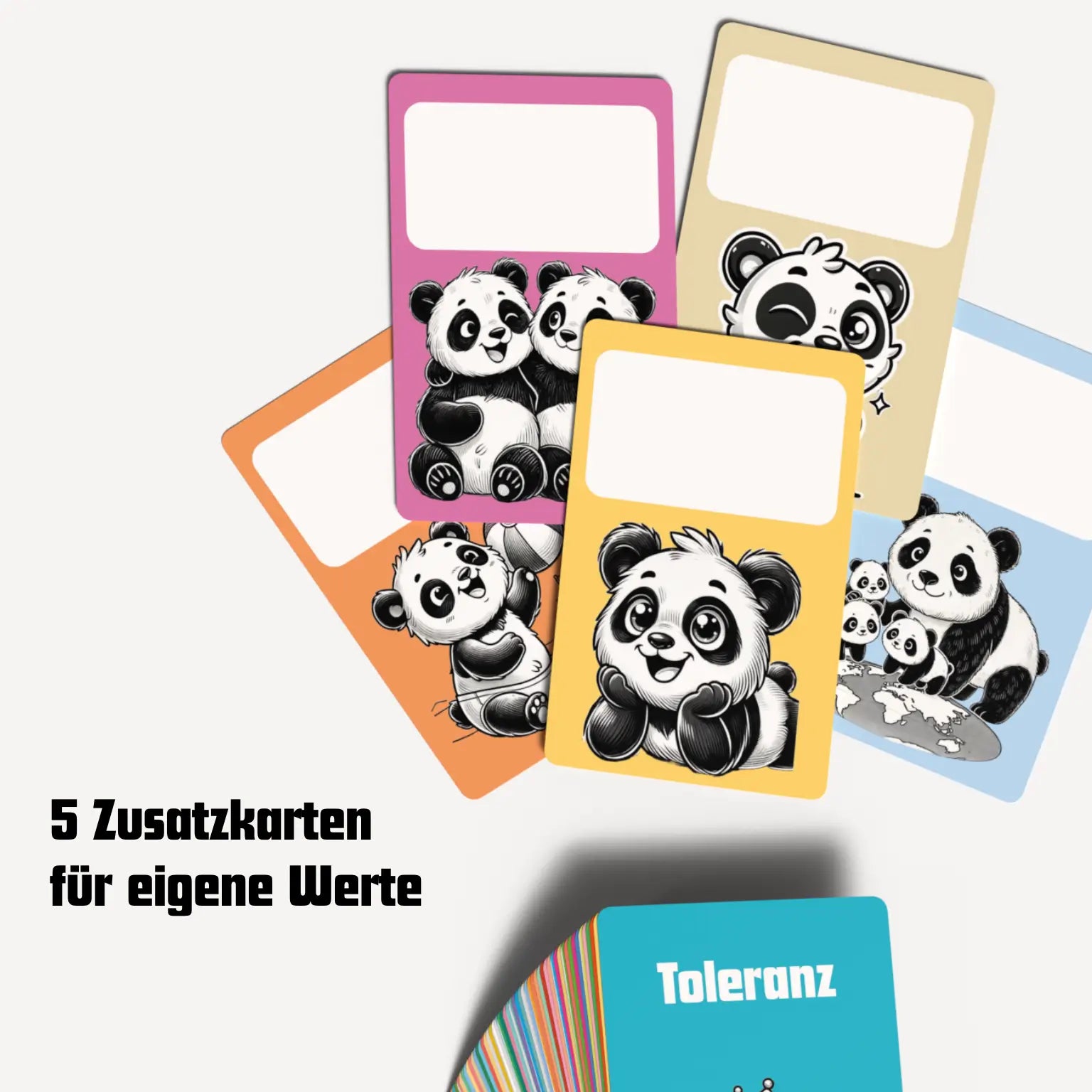 5 Werte ins Glück - 90 Karten für mehr Klarheit, Mut und Sinn im Leben