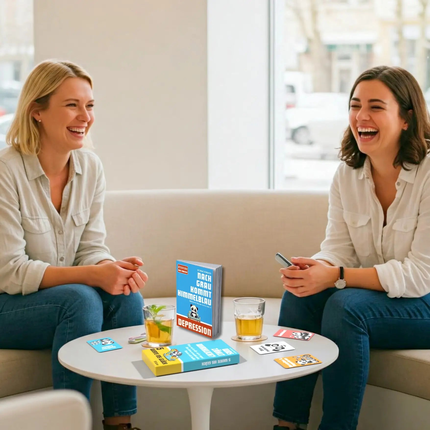 Himmelblau-Set (Buch & 5 Werte ins Glück)