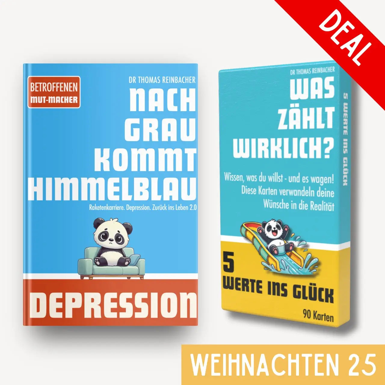 Himmelblau-Set (Buch & 5 Werte ins Glück) - Der Weihnachtsdeal