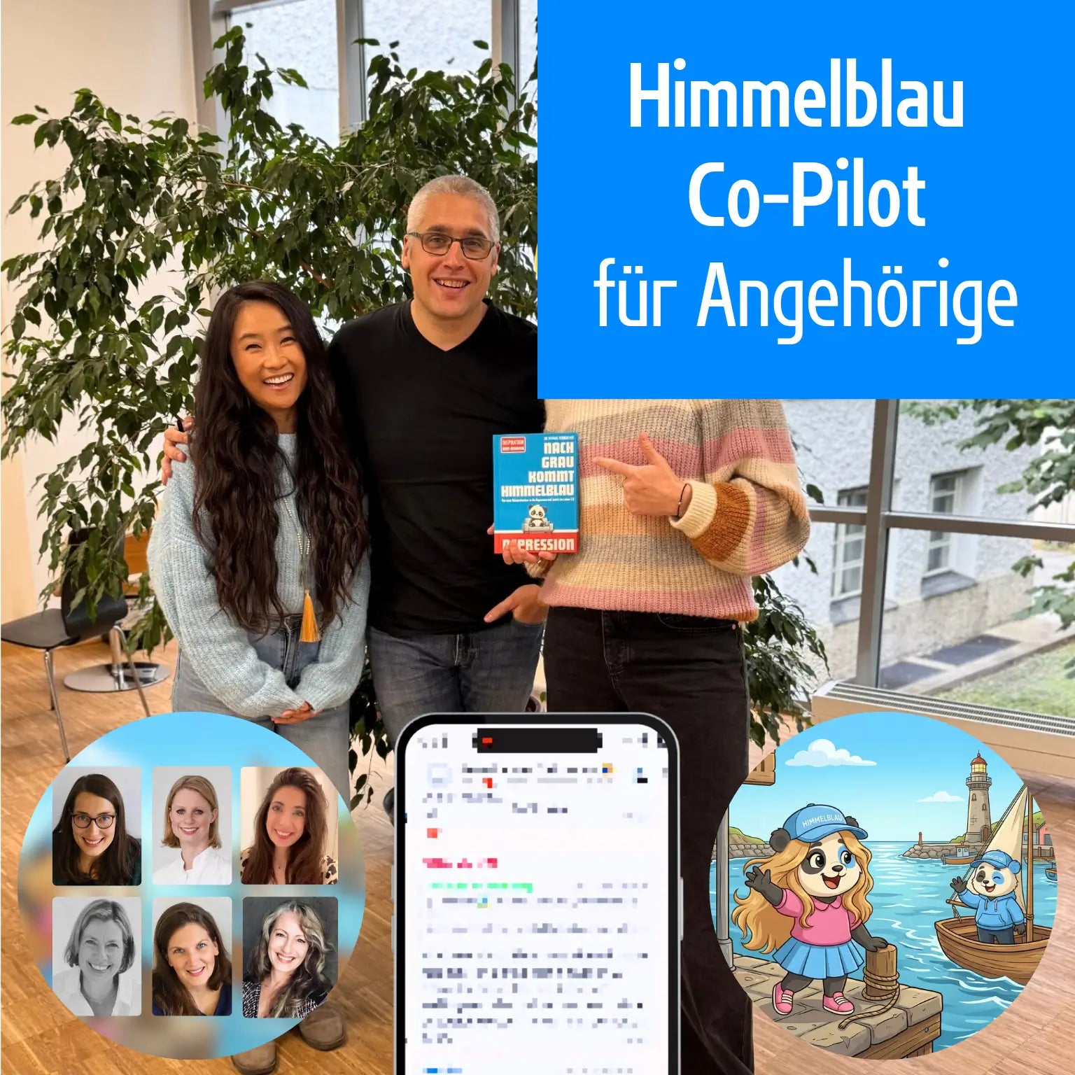 Co-Pilot. Hilfe für Angehörige von Menschen mit Depression (Online Kurs + Persönliche Begleitung)