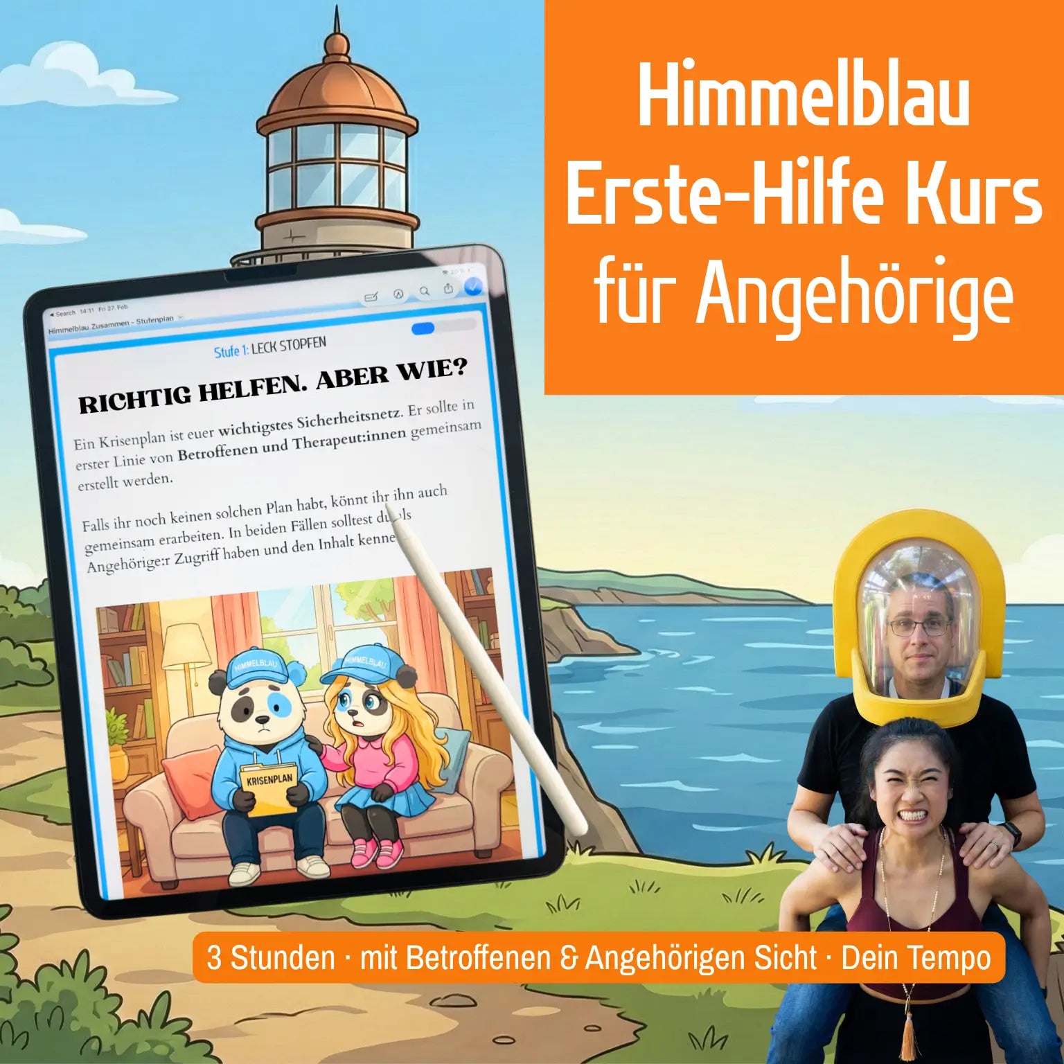 Erste-Hilfe für Angehörige von Menschen mit Depression (Online Kurs)