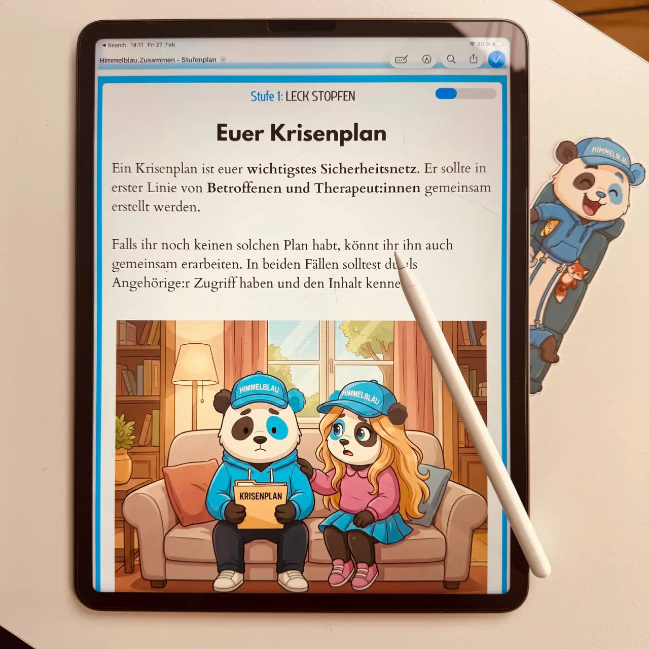 Himmelblau Erste-Hilfe 🛟 für Angehörige von Menschen mit Depression