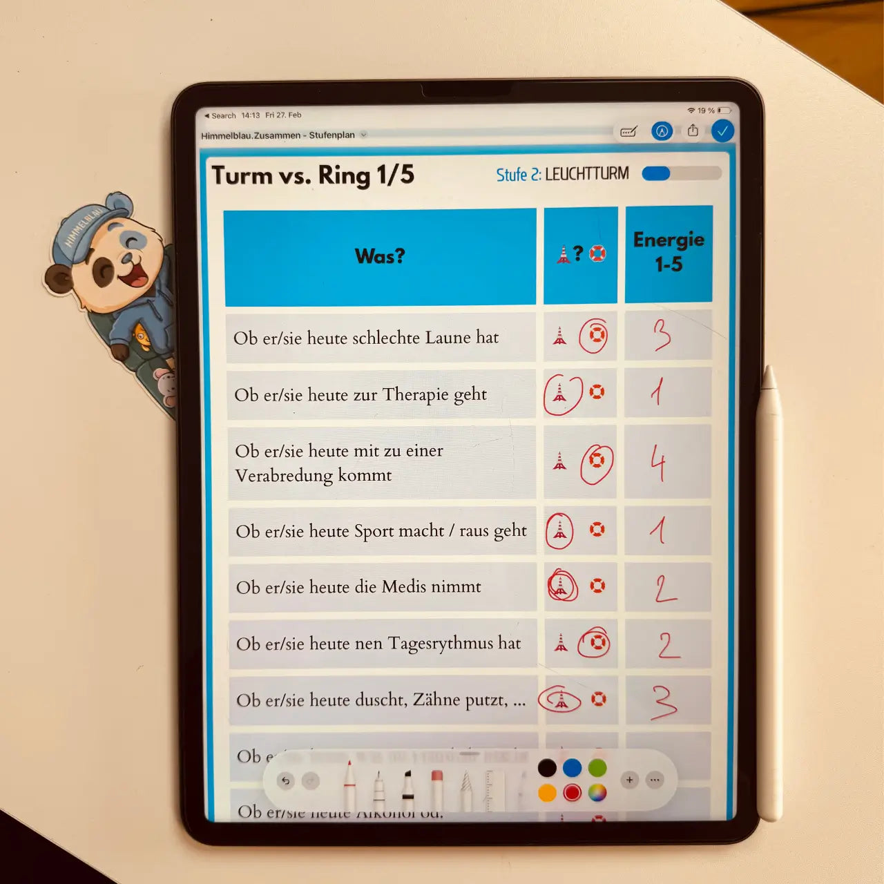 Himmelblau Erste-Hilfe 🛟 für Angehörige von Menschen mit Depression