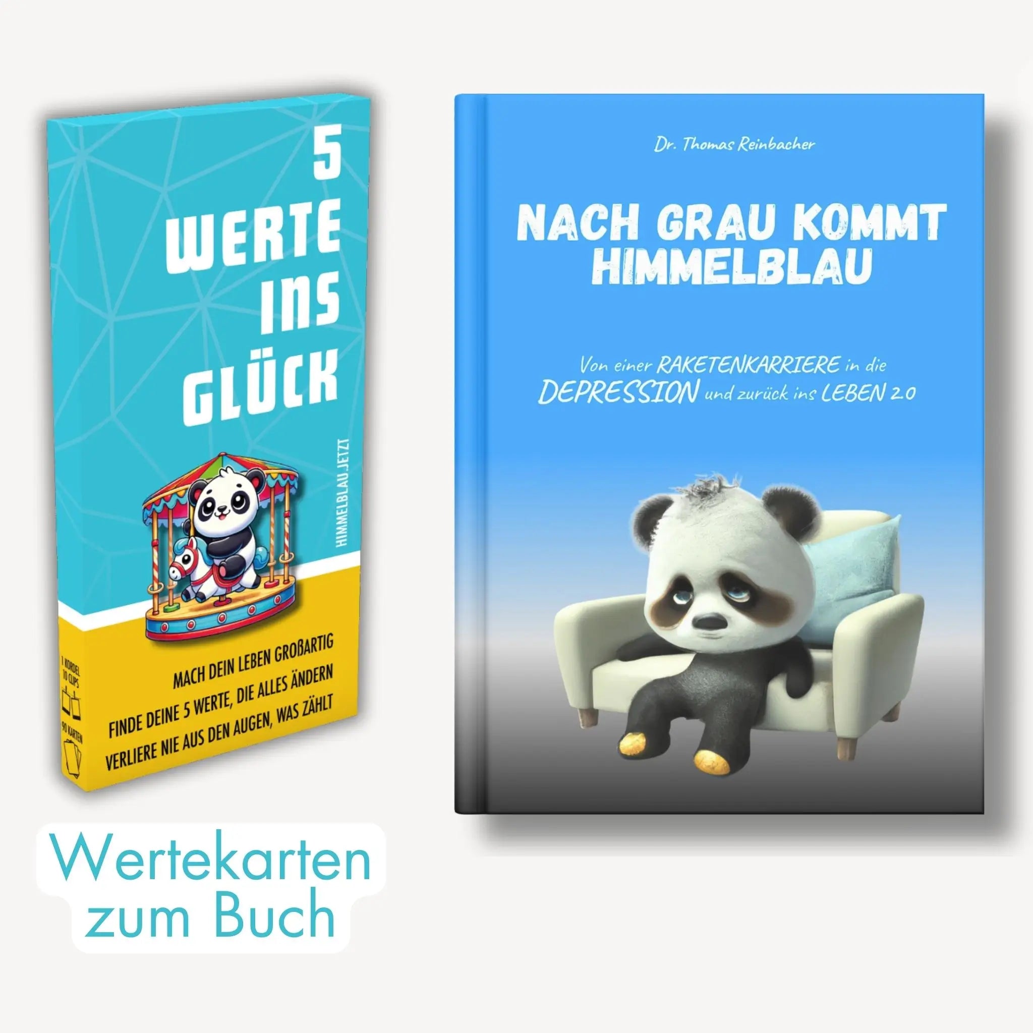 Himmelblau Set (Buch & 5 Werte ins Glück)