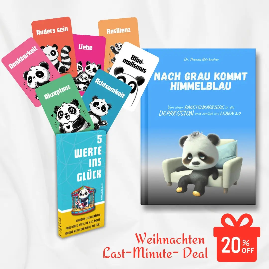 Himmelblau-Set (Buch & 5 Werte ins Glück)