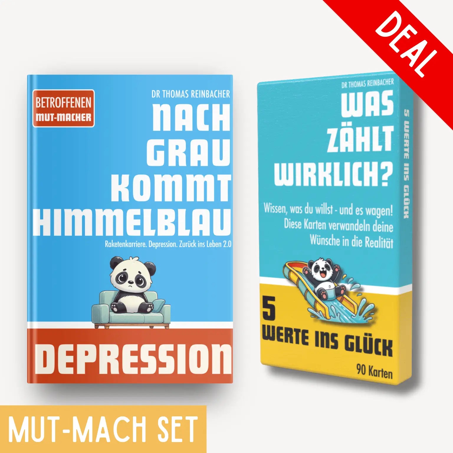 Himmelblau-Set (Buch & 5 Werte ins Glück)