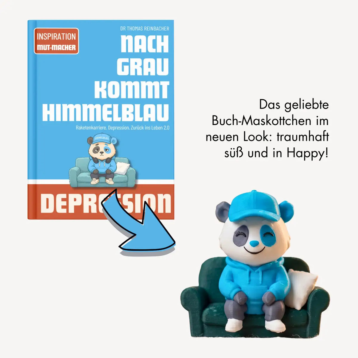 Aufstellfigur »Himmi, der Mut-Mach Panda«